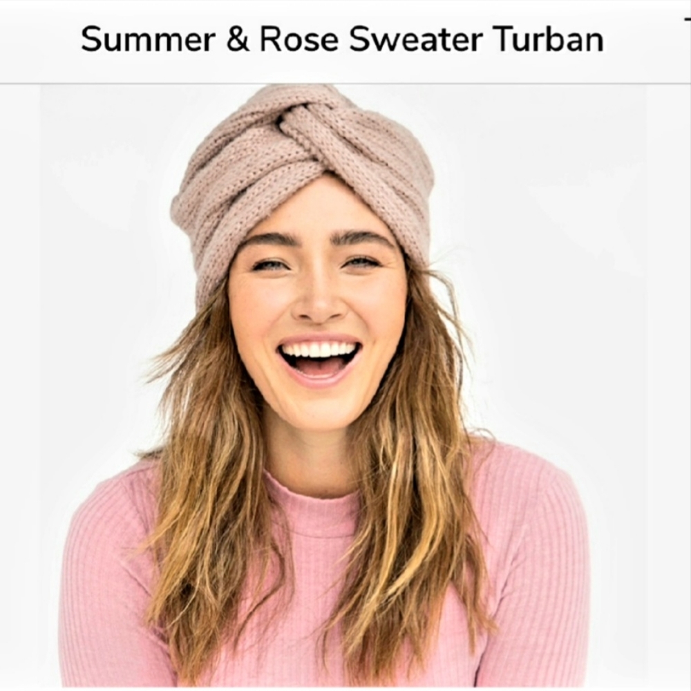 SUMMER & ROSE Lauren Sweater Turban
